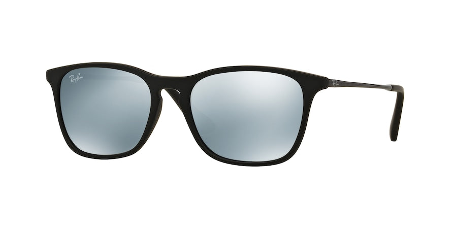 Ray-Ban Junior RJ9061S Square Sunglasses  700530-RUBBER BLACK 49-15-130 - Color Map black