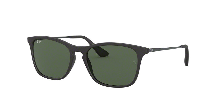 Ray-Ban Junior RJ9061S Square Sunglasses  700571-RUBBER BLACK 49-15-130 - Color Map black