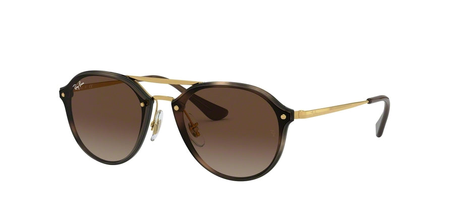 Ray-Ban Junior JUNIOR BLAZE DOUBLEBRIDGE RJ9067SN Phantos Sunglasses  152/13-HAVANA 53-12-130 - Color Map havana