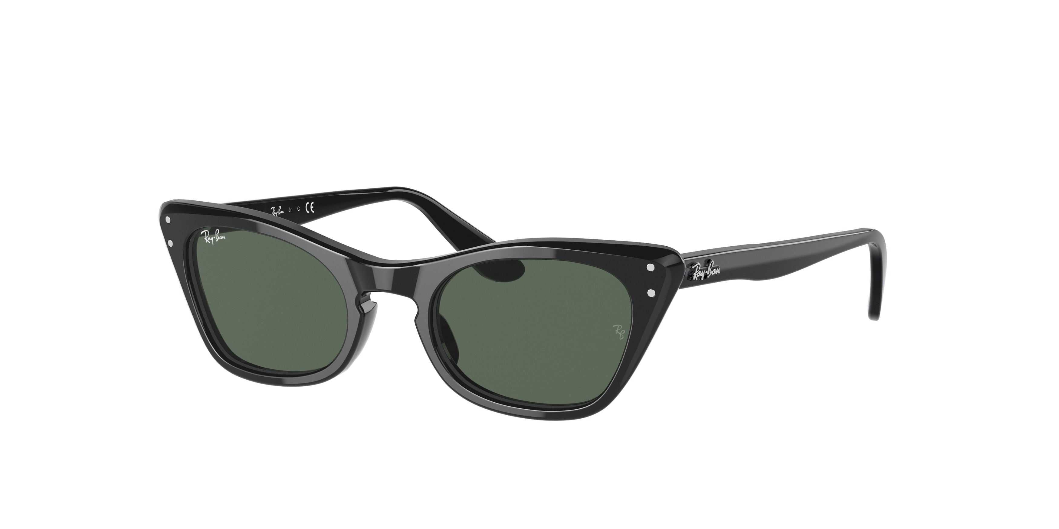 Ray-Ban Junior MISS BURBANK RJ9099S Cat Eye Sunglasses  100/71-Black 45-130-18 - Color Map Black