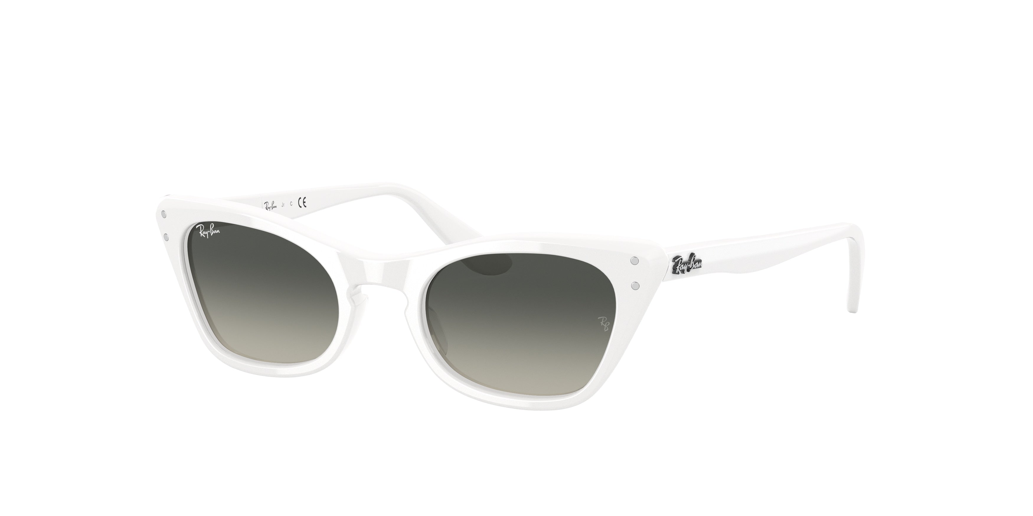 Ray-Ban Junior MISS BURBANK RJ9099S Cat Eye Sunglasses  116/11-White 45-130-18 - Color Map White