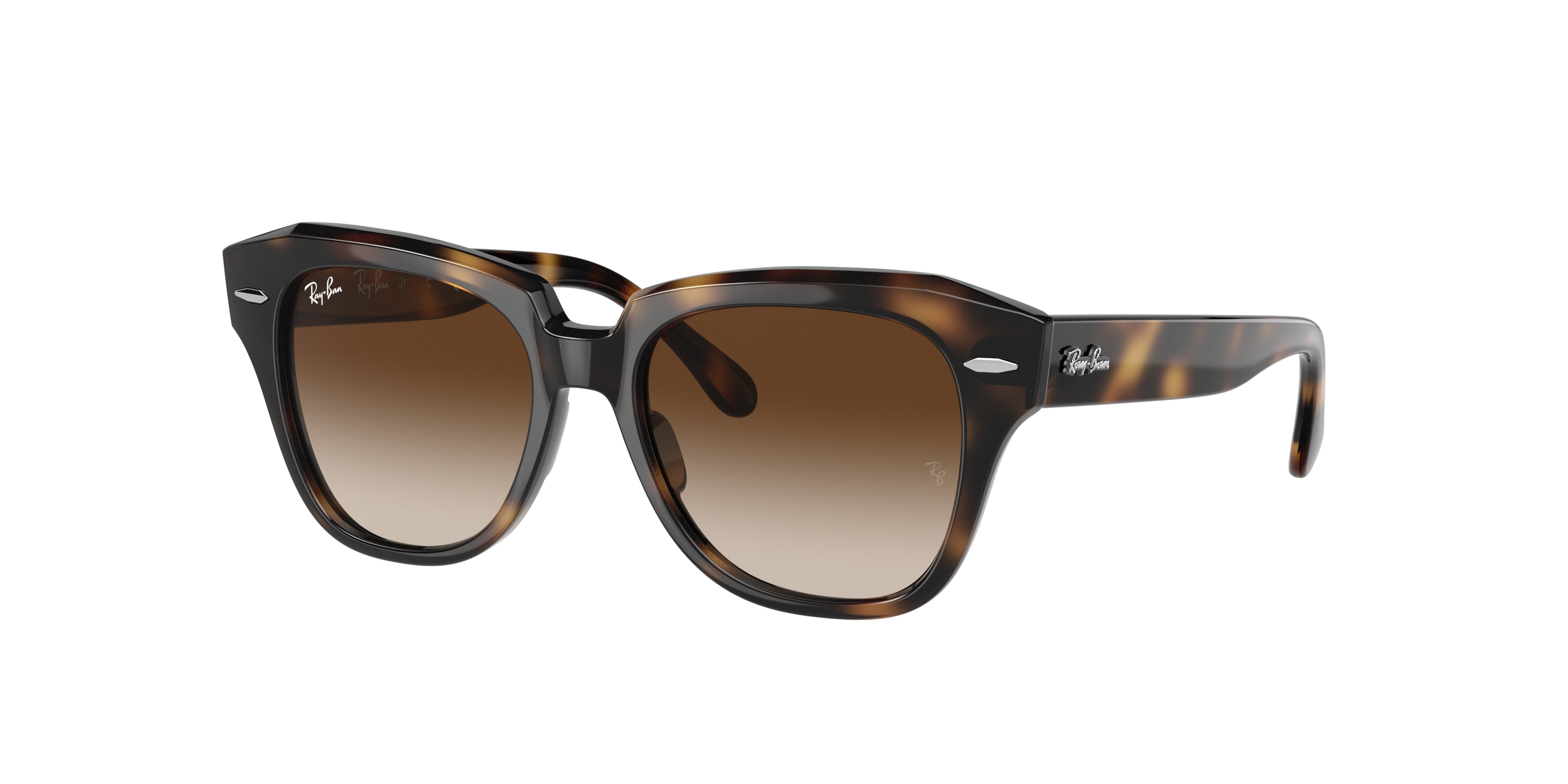 Ray-Ban Junior JUNIOR STATE STREET RJ9186S Square Sunglasses  152/13-Havana 46-130-15 - Color Map Tortoise