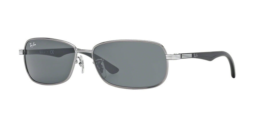 Ray-Ban Junior RJ9531S Rectangle Sunglasses  200/87-GUNMETAL 52-13-120 - Color Map gunmetal