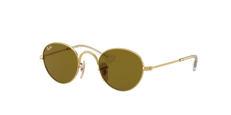 Ray-Ban Junior JUNIOR ROUND RJ9537S Phantos Sunglasses  223/3-GOLD 40-21-120 - Color Map gold