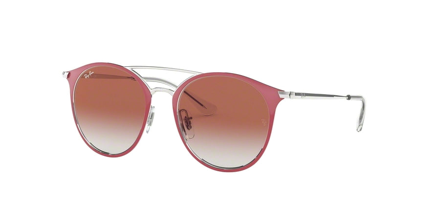 Ray-Ban Junior RJ9545S Phantos Sunglasses  274/V0-SILVER ON TOP RED 47-17-130 - Color Map silver