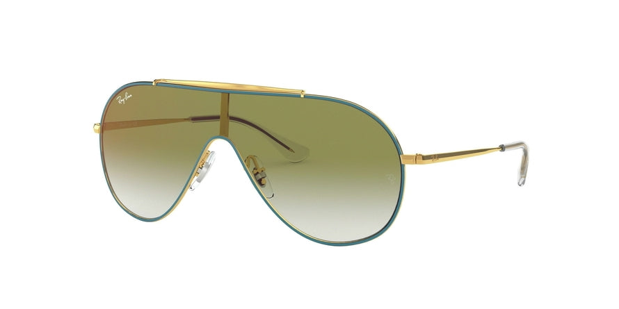 Ray-Ban Junior RJ9546S Pilot Sunglasses  275/W0-GOLD ON TOP TURQUOISE 20-120-130 - Color Map gold