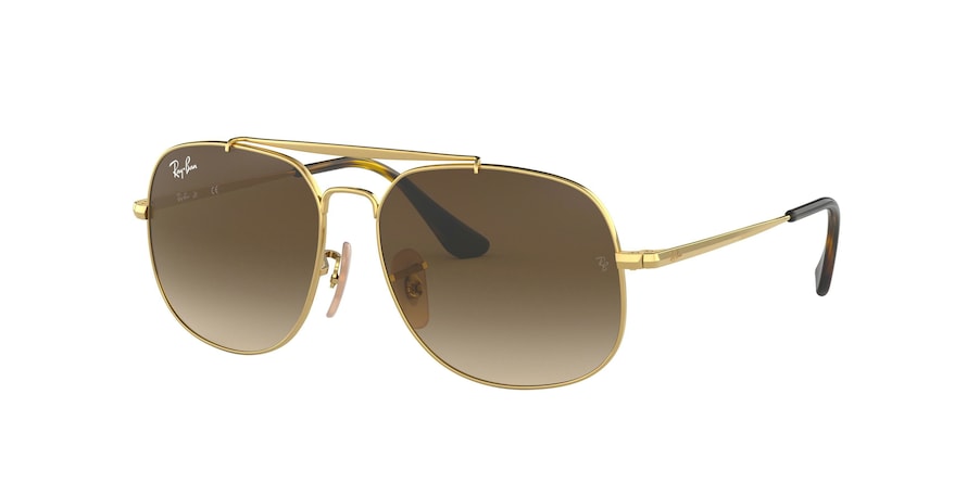 Ray-Ban Junior JUNIOR THE GENERAL RJ9561S Square Sunglasses  223/13-GOLD 50-13-130 - Color Map gold
