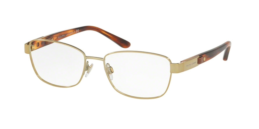 Ralph Lauren RL5096Q Pillow Eyeglasses  9116-LIGHT GOLD 54-16-140 - Color Map gold