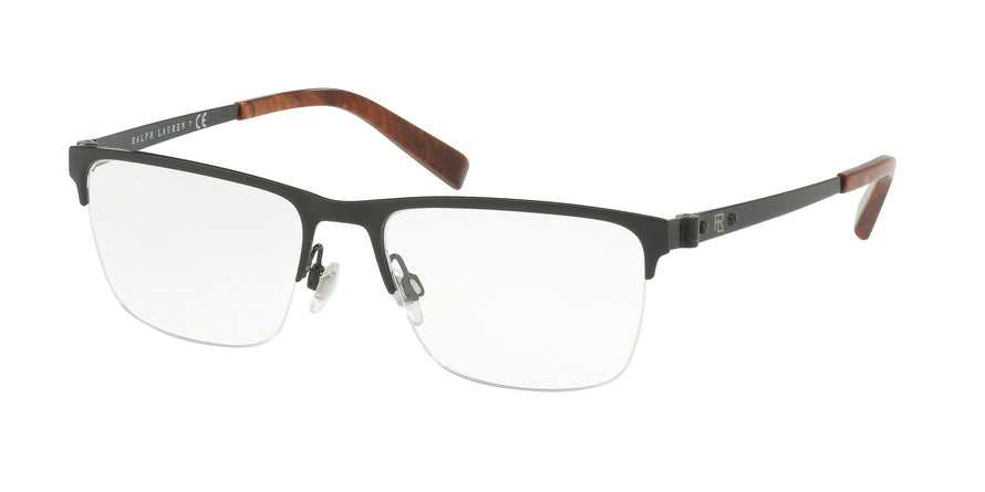 Ralph Lauren RL5097 Rectangle Eyeglasses  9003-BLACK 55-17-140 - Color Map black