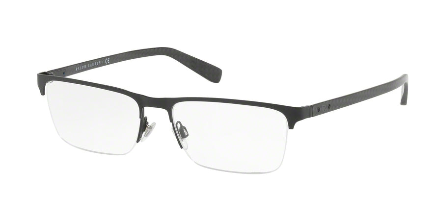 Ralph Lauren RL5098 Rectangle Eyeglasses  9267-DEMIGLOSS BLACK 53-16-145 - Color Map black