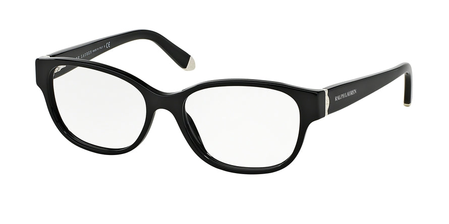 Ralph Lauren RL6112 Square Eyeglasses  5001-BLACK 52-16-140 - Color Map black