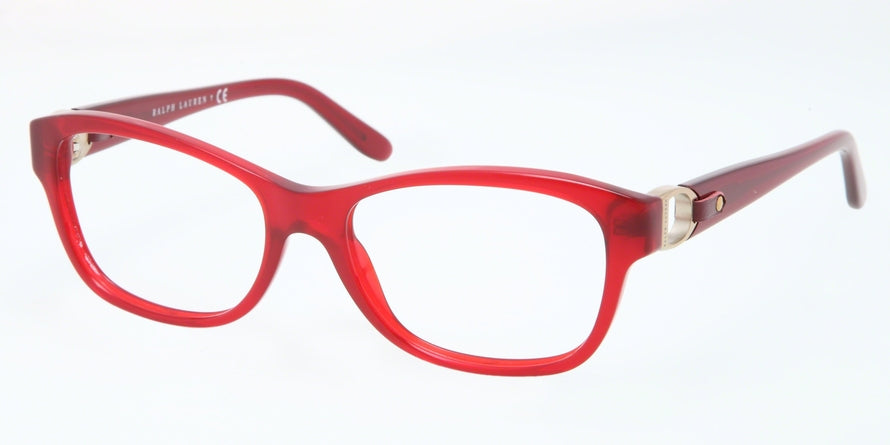 Ralph Lauren RL6113Q Cat Eye Eyeglasses  5458-OPAL RED 52-17-140 - Color Map red