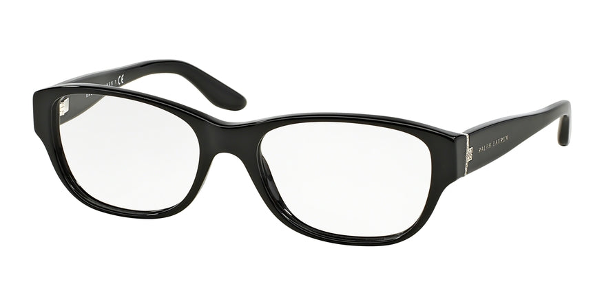 Ralph Lauren RL6126B Square Eyeglasses  5001-BLACK 53-18-140 - Color Map black