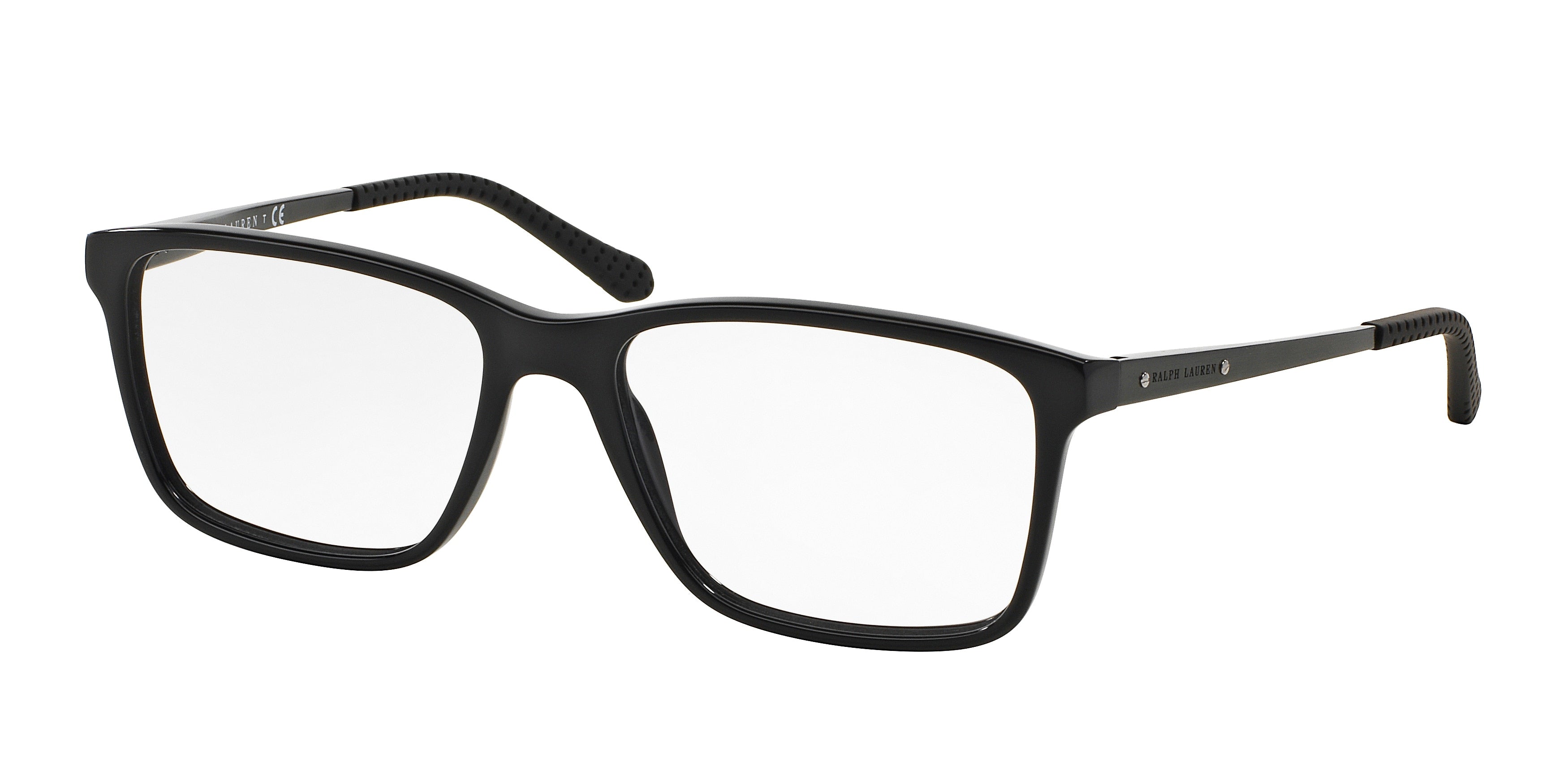 Ralph Lauren RL6133 Rectangle Eyeglasses  5001-Black 54-145-17 - Color Map Black