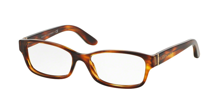 Ralph Lauren RL6139 Rectangle Eyeglasses  5007-STRIPPED HAVANA 52-16-135 - Color Map havana