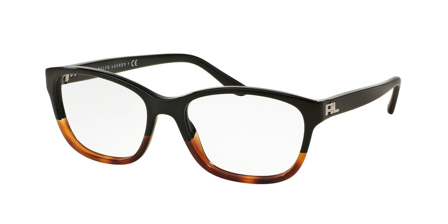 Ralph Lauren RL6140 Square Eyeglasses  5581-BLACK GRADIENT HAVANA 54-17-140 - Color Map havana