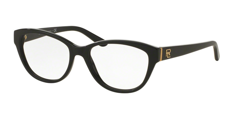 Ralph Lauren RL6145 Butterfly Eyeglasses  5001-BLACK 54-17-140 - Color Map black