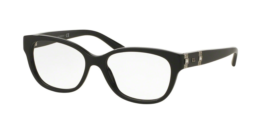 Ralph Lauren RL6146B Square Eyeglasses  5001-BLACK 52-16-140 - Color Map black