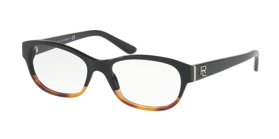 Ralph Lauren RL6148 Pillow Eyeglasses  5581-BLACK GRADIENT HAVANA 53-17-140 - Color Map black