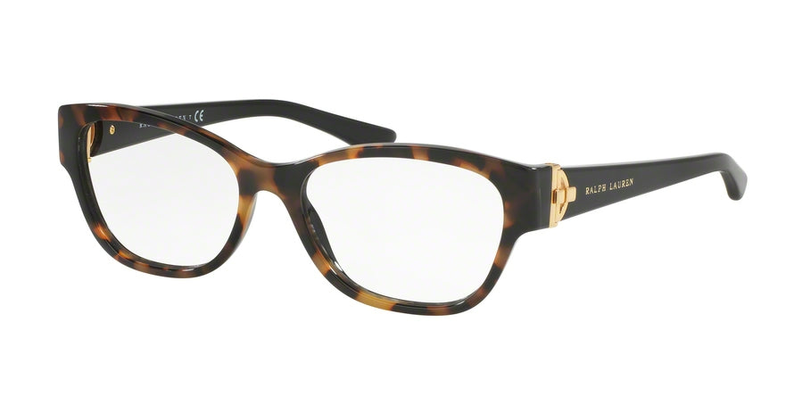 Ralph Lauren RL6151 Square Eyeglasses  5010-TOP TORTOISE ON BLACK 52-16-140 - Color Map havana