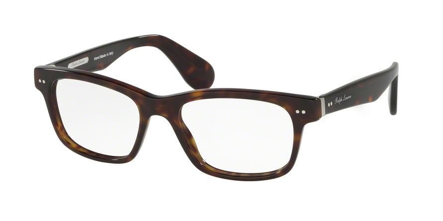 Ralph Lauren RL6153P Square Eyeglasses  5003-DARK HAVANA 55-18-145 - Color Map havana