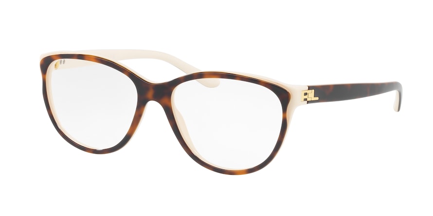 Ralph Lauren RL6161 Butterfly Eyeglasses  5451-TOP HAVANA/CREAM 54-16-140 - Color Map havana
