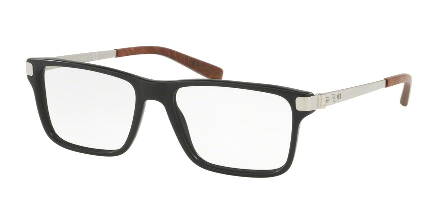 Ralph Lauren RL6162 Square Eyeglasses  5630-BLACK VINTAGE EFFECT 55-17-140 - Color Map black