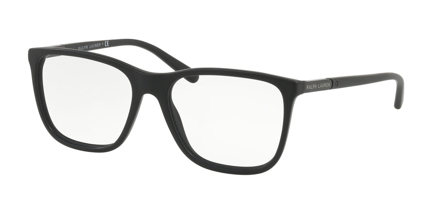 Ralph Lauren RL6168 Square Eyeglasses  5653-SANBLAST BLACK 55-17-145 - Color Map black