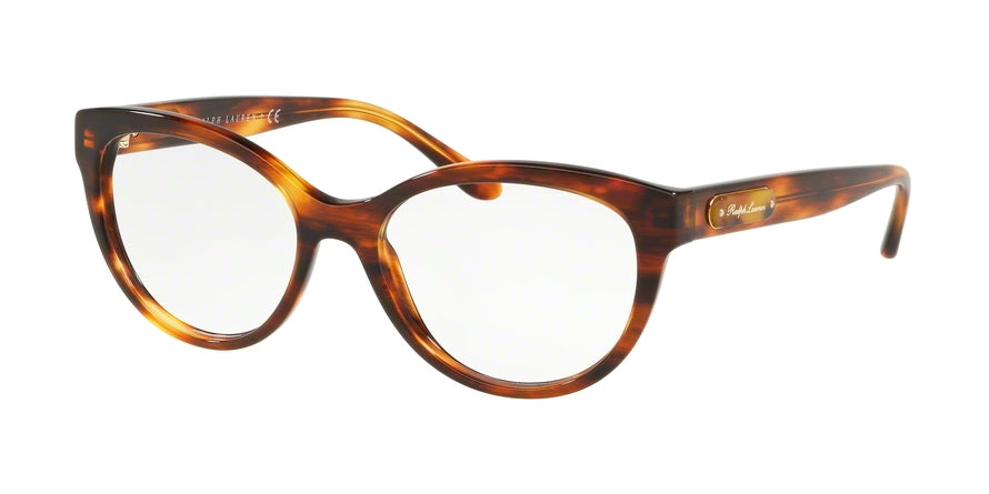 Ralph Lauren RL6177 Butterfly Eyeglasses  5007-STRIPED HAVANA 54-17-140 - Color Map havana