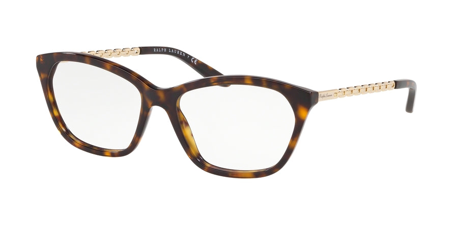 Ralph Lauren RL6185 Square Eyeglasses  5003-DARK HAVANA 55-16-140 - Color Map havana