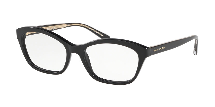 Ralph Lauren RL6186 Butterfly Eyeglasses  5001-BLACK 54-17-140 - Color Map black