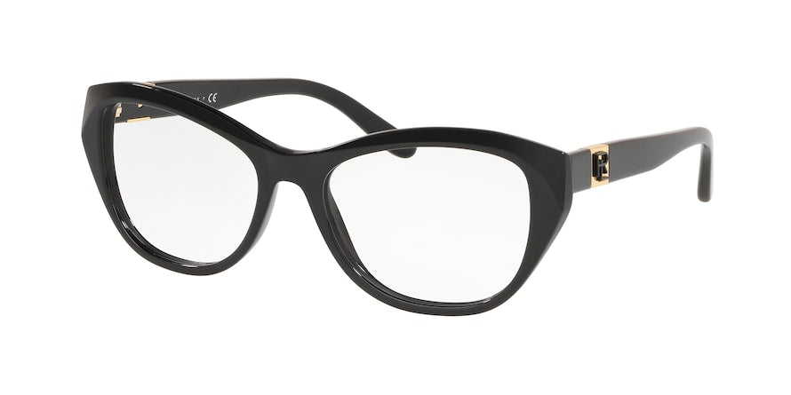 Ralph Lauren RL6187 Square Eyeglasses  5001-BLACK 54-17-140 - Color Map black