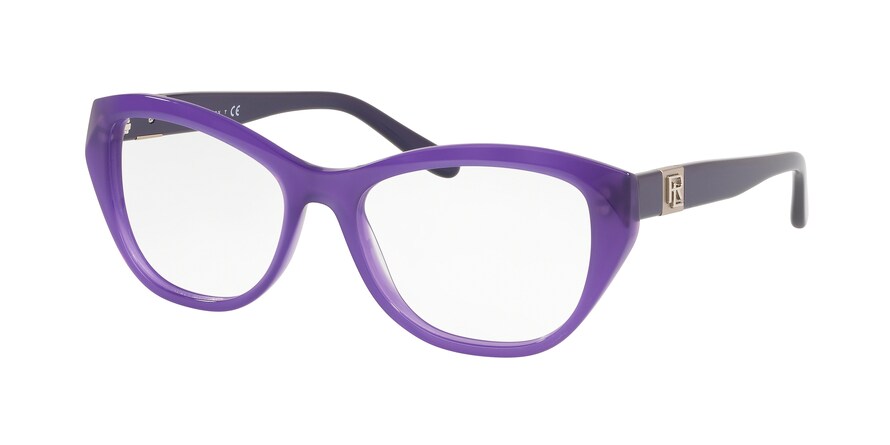 Ralph Lauren RL6187 Square Eyeglasses  5337-VIOLET OPALINE 54-17-140 - Color Map violet