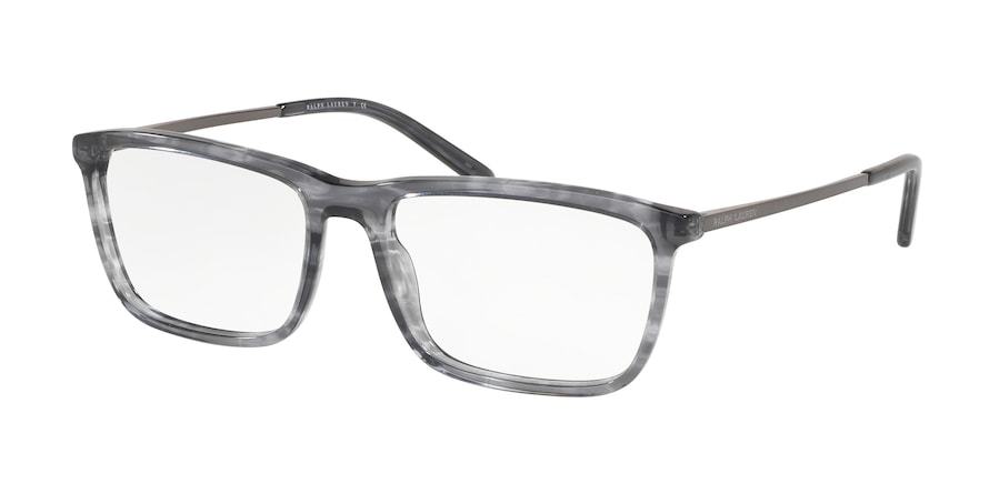 Ralph Lauren RL6190 Pillow Eyeglasses  5769-STRIPPED GREY 56-17-145 - Color Map grey
