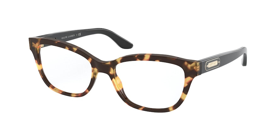 Ralph Lauren RL6194 Square Eyeglasses  5004-HAVANA SPOTTY 54-17-140 - Color Map havana
