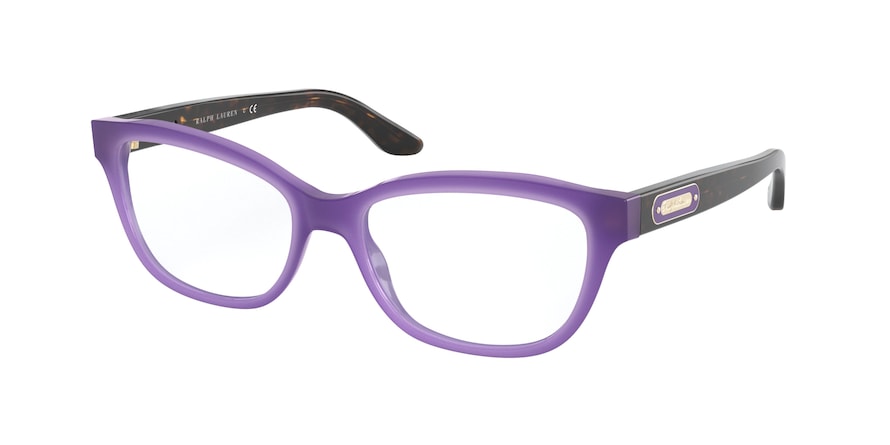 Ralph Lauren RL6194 Square Eyeglasses  5337-VIOLET OPALINE 54-17-140 - Color Map violet