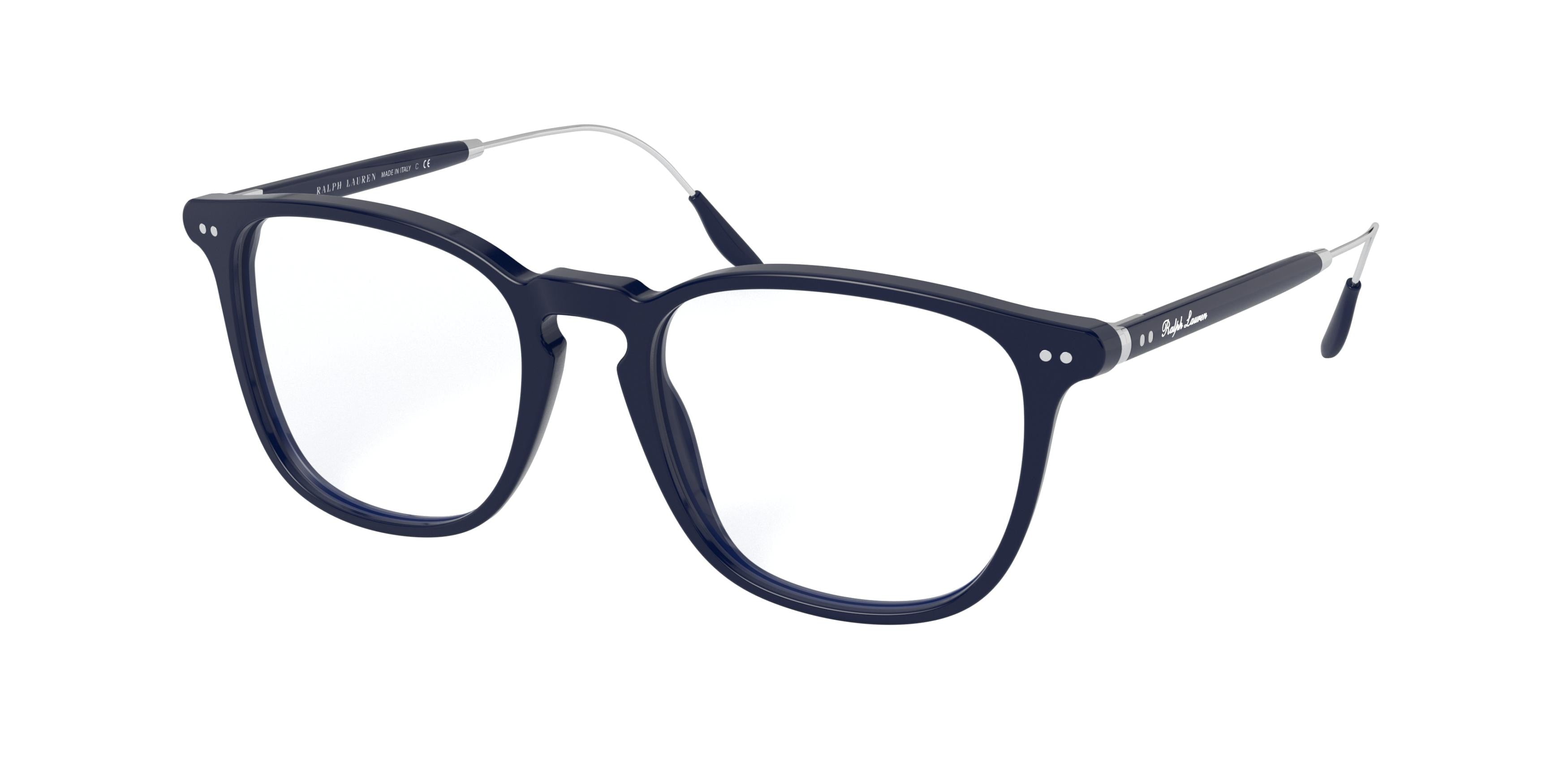 Ralph Lauren RL6196P Square Eyeglasses  5465-Shiny Blue 51-145-18 - Color Map Blue
