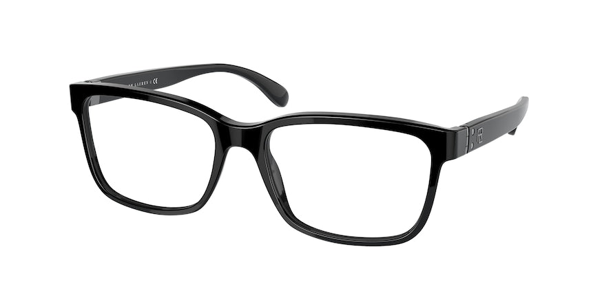 Ralph Lauren RL6214 Pillow Eyeglasses  5001-SHINY BLACK 56-17-140 - Color Map black