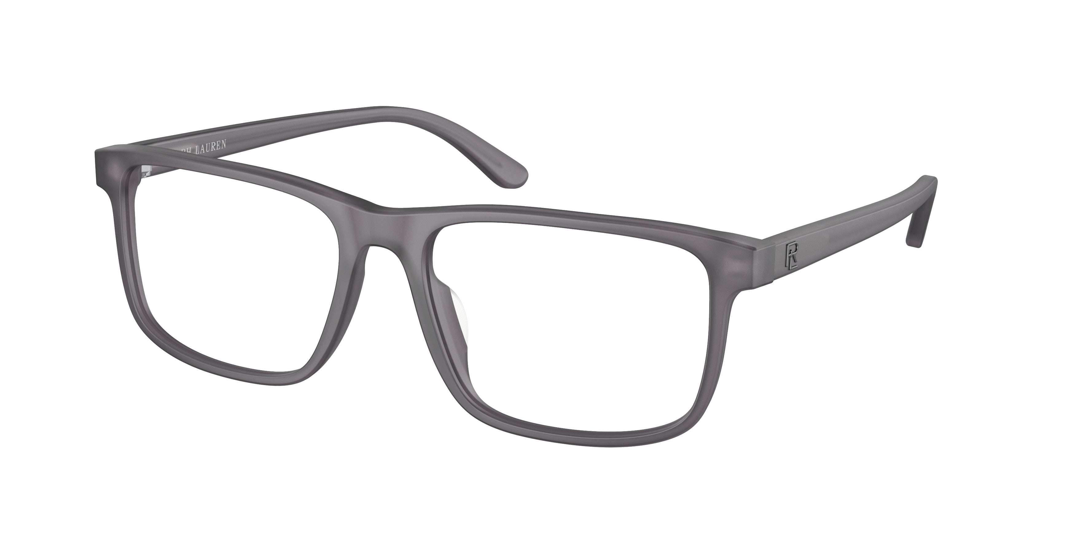 Ralph Lauren RL6225U Rectangle Eyeglasses  5965-Matte Transparent Grey 56-145-17 - Color Map Grey