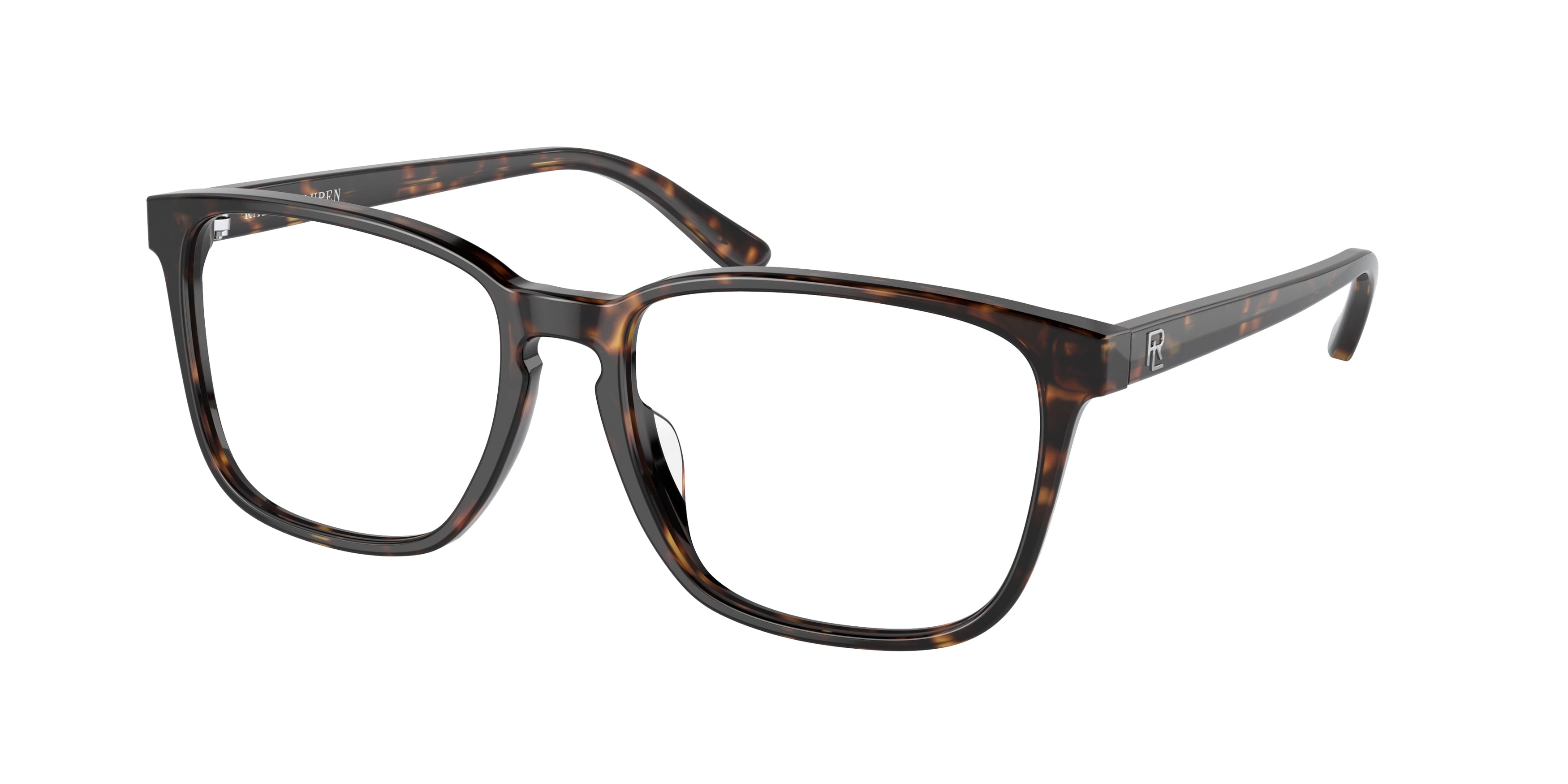 Ralph Lauren RL6226U Rectangle Eyeglasses  5003-Shiny Dark Havana 56-145-17 - Color Map Brown