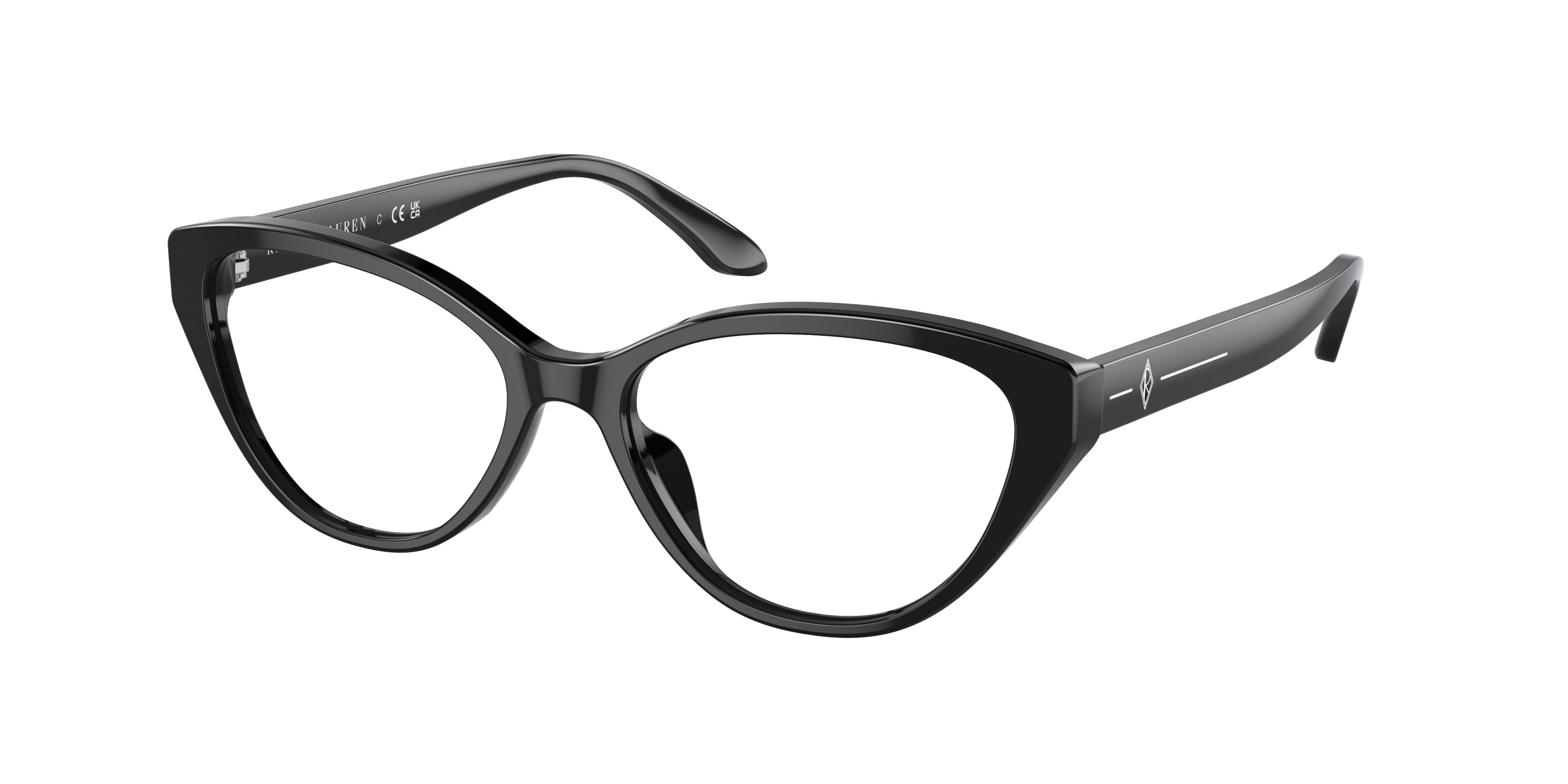 Ralph Lauren RL6228U Oval Eyeglasses  5001-Shiny Black 53-145-16 - Color Map Black