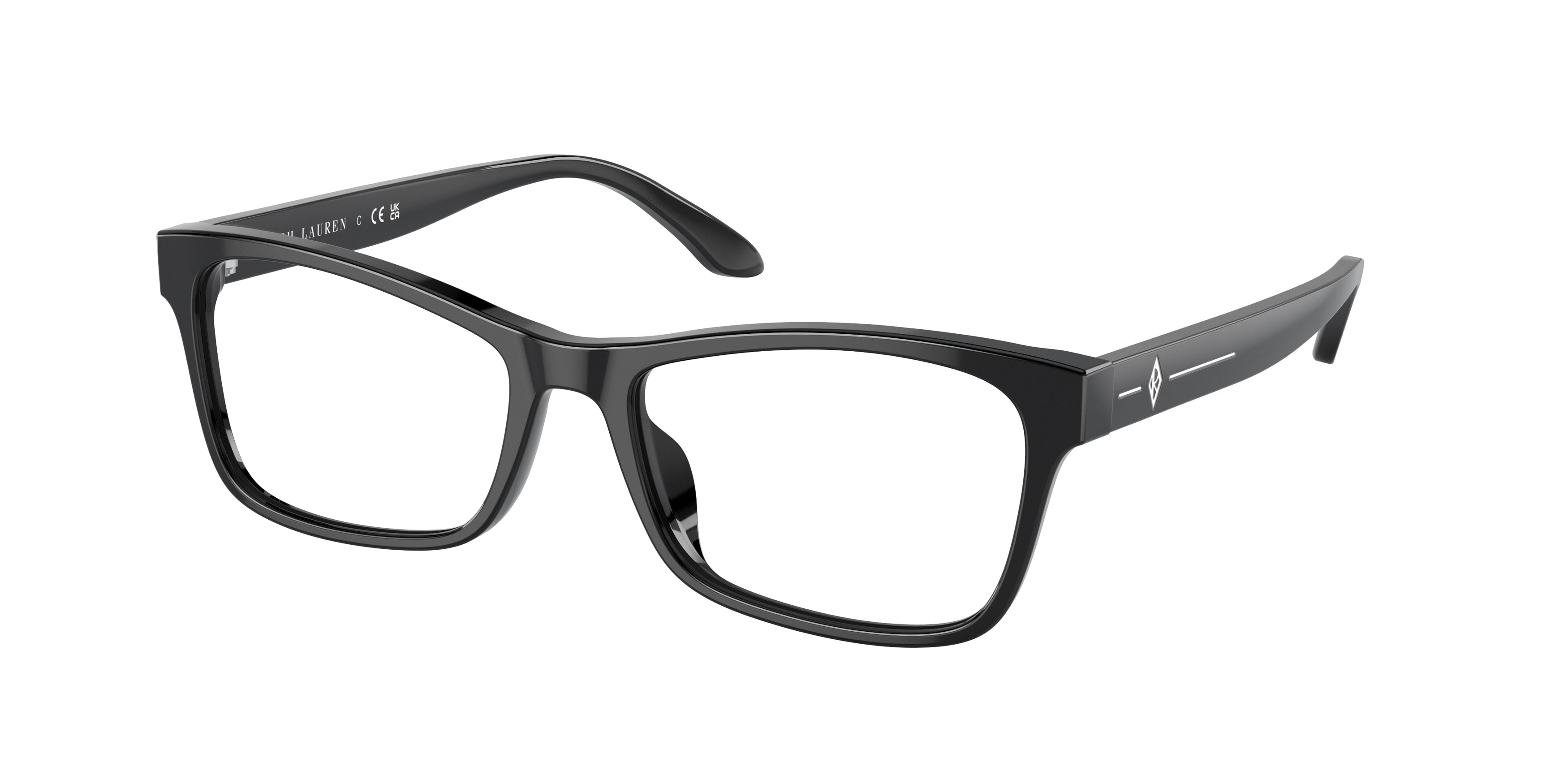 Ralph Lauren RL6229U Pillow Eyeglasses  5001-Shiny Black 54-145-17 - Color Map Black