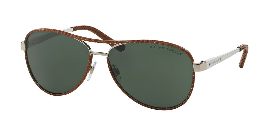Ralph Lauren RL7050Q Pilot Sunglasses  929871-SHINY SILVER 60-13-140 - Color Map silver