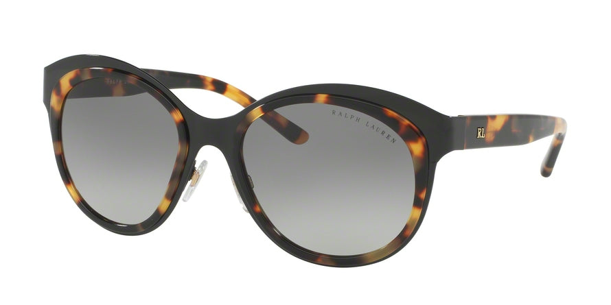 Ralph Lauren RL7051 Irregular Sunglasses  900311-SHINY BLACK 58-19-140 - Color Map black