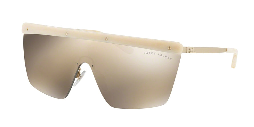 Ralph Lauren RL7056 Irregular Sunglasses  91696G-MATTE LIGHT GOLD 40-140-140 - Color Map gold