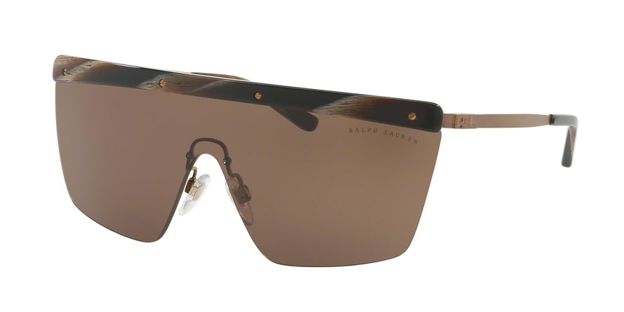 Ralph Lauren RL7056 Irregular Sunglasses  933173-MATTE BRONZE 40-140-140 - Color Map bronze