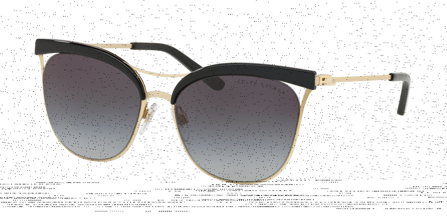 Ralph Lauren RL7061 Cat Eye Sunglasses  93528G-BLACK/SANDED LIGHT GOLD 56-17-140 - Color Map gold