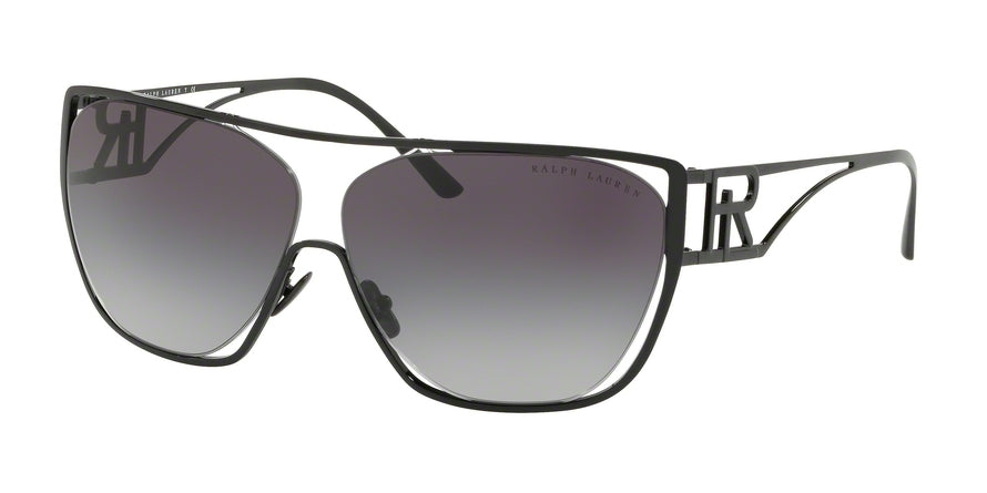 Ralph Lauren RL7063 Irregular Sunglasses  90038G-BLACK 64-10-145 - Color Map black