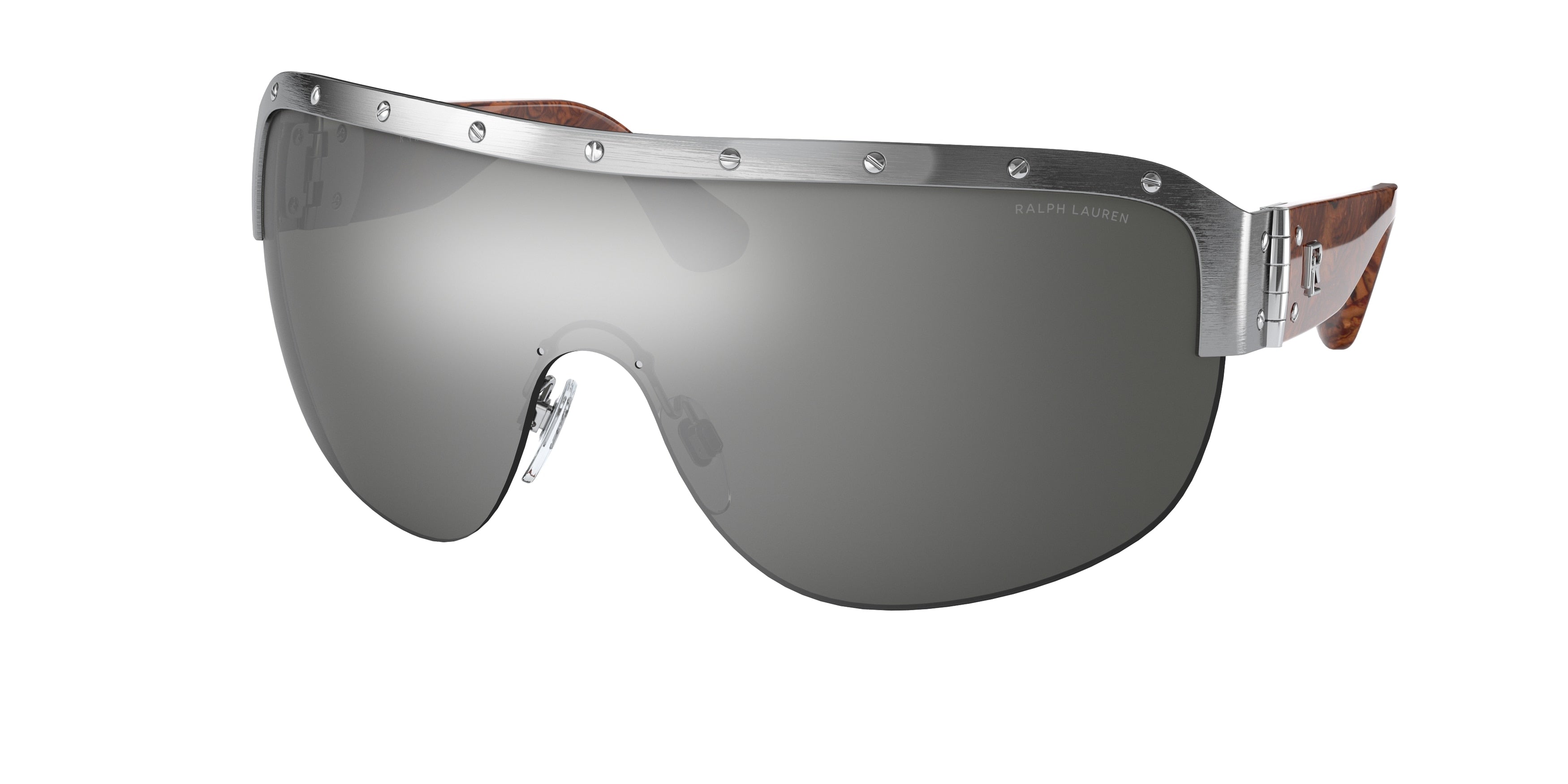Ralph Lauren RL7070 Pilot Sunglasses  90016G-Shiny Silver 42-120-142 - Color Map Silver