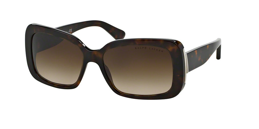 Ralph Lauren RL8092 Rectangle Sunglasses  500313-DARK HAVANA 54-15-135 - Color Map havana